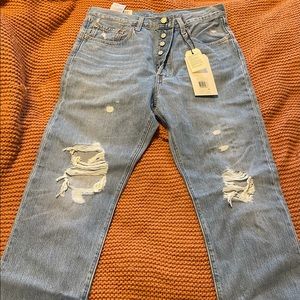 Levi’s 501 crop jeans
